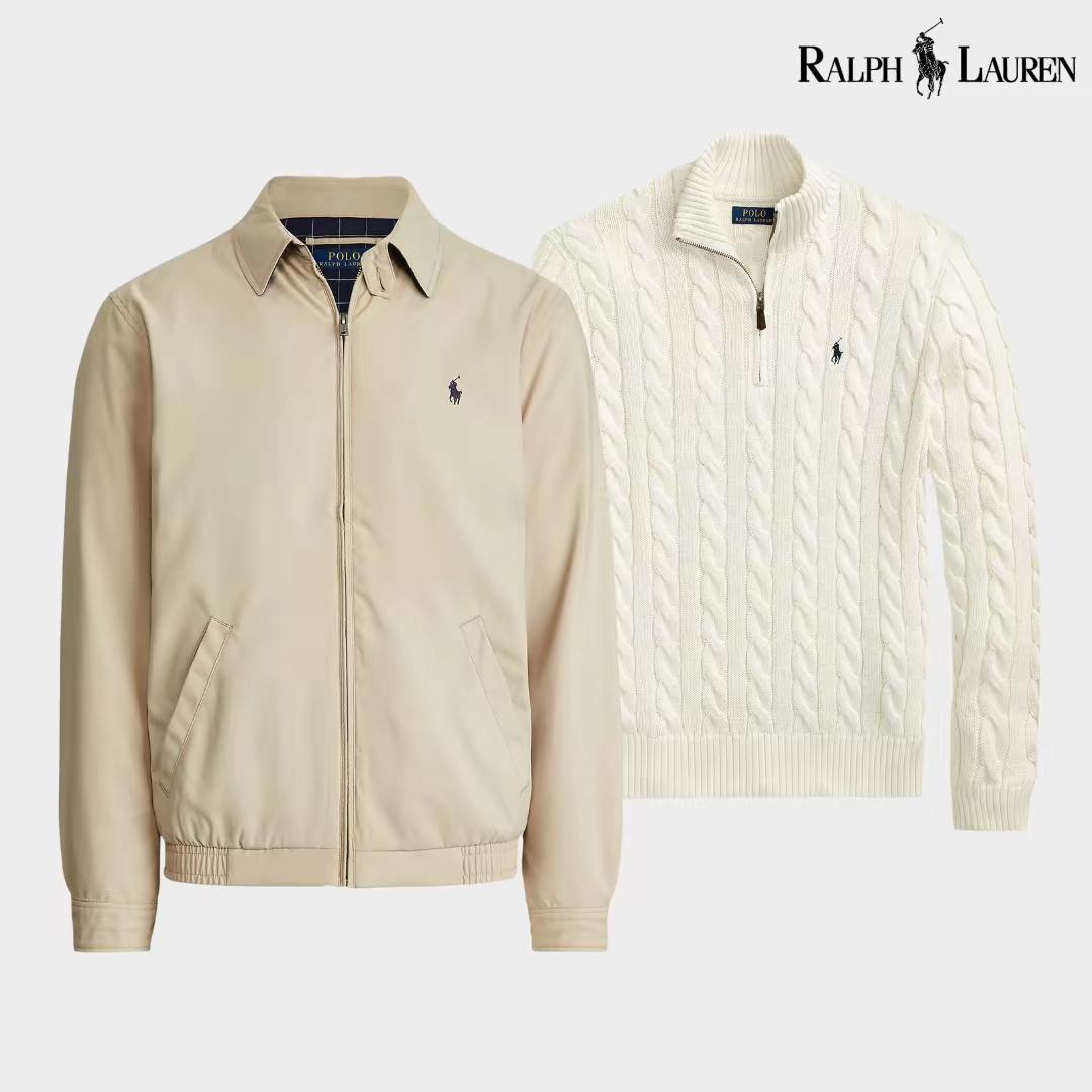 Ensemble R&L : Blouson aviateur + Pull à col zippé offert
