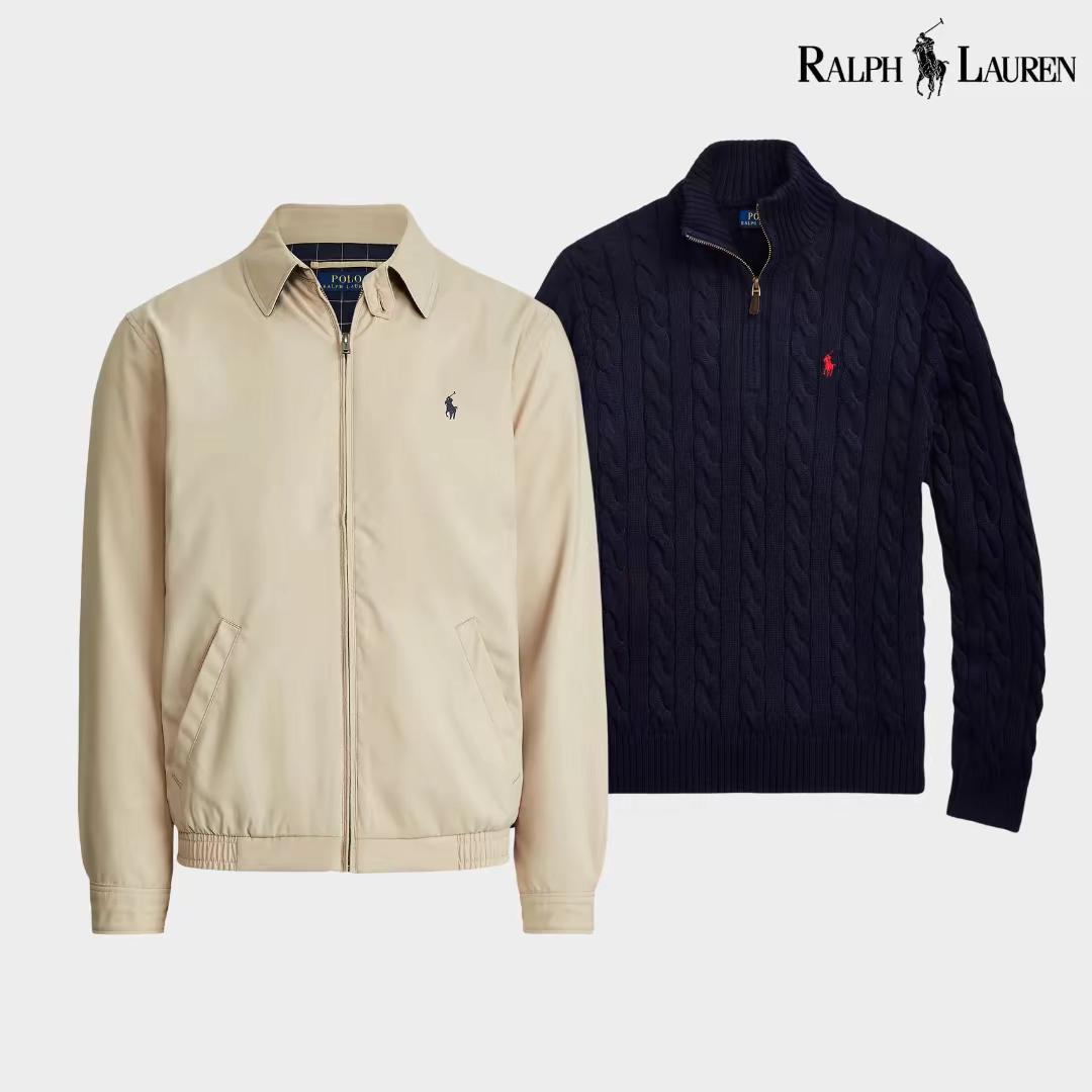 Ensemble R&L : Blouson aviateur + Pull à col zippé offert