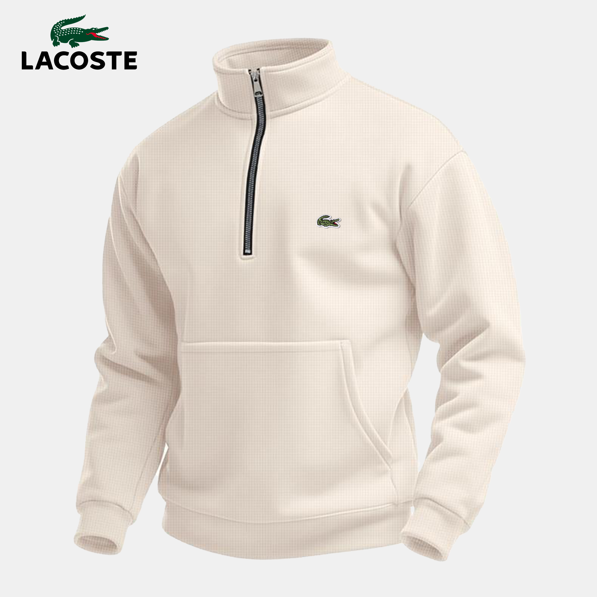 Sweat-shirt LC à demi-zip (DÉSTOCKAGE)