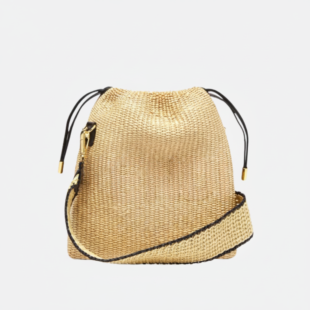 SMALL HANDBAG IN RAFFIA