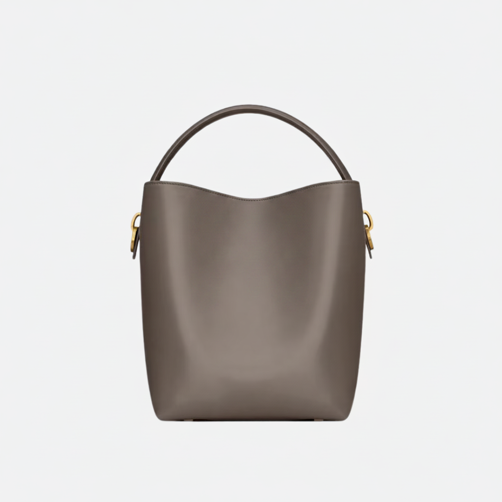 LE 37 DRAWSTRING BAG IN SHINY LEATHER