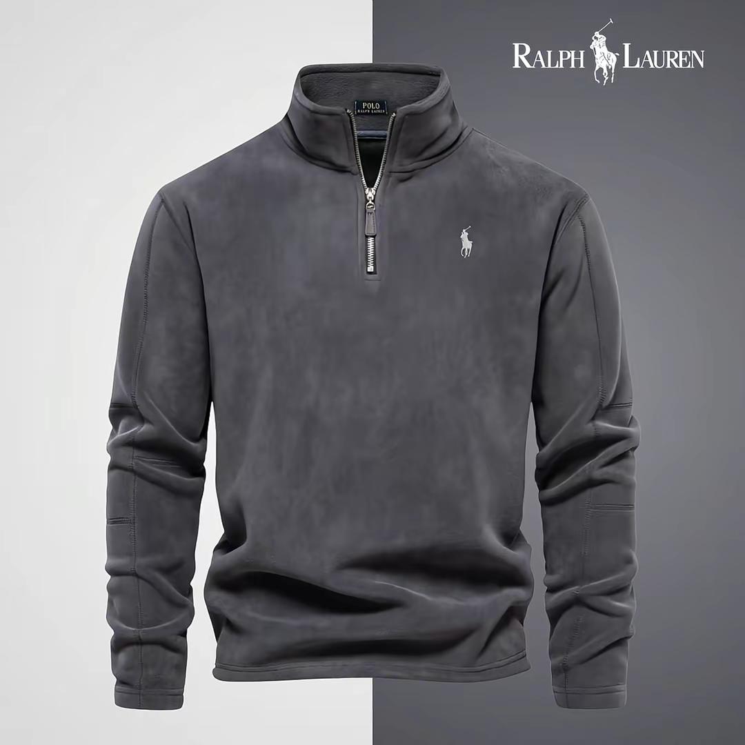 Pull en laine tricotée à torsades RL Prestige