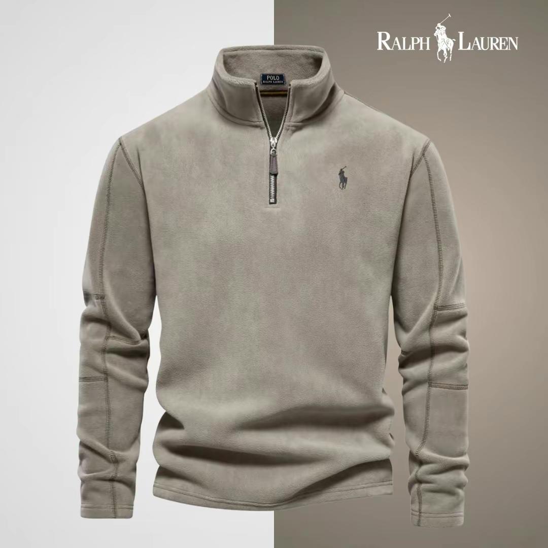 Pull en laine tricotée à torsades RL Prestige