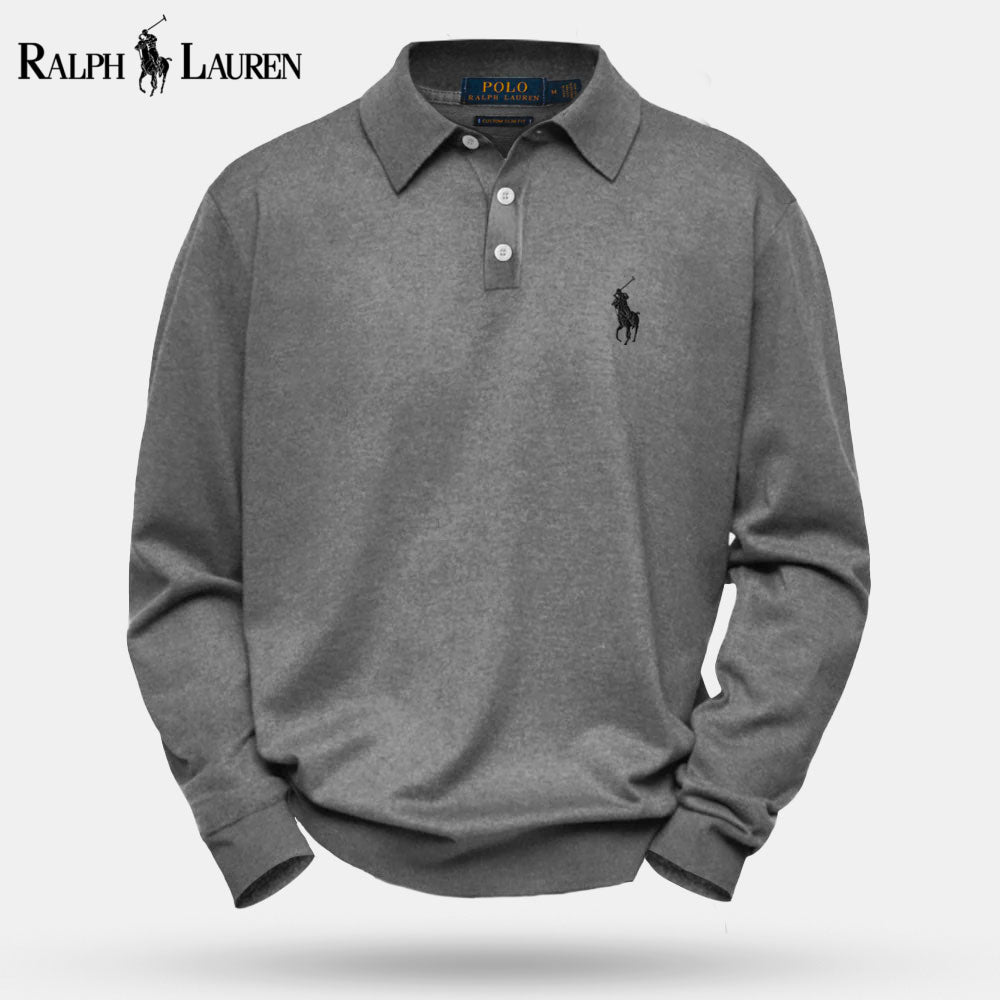 Pull en laine tricotée à torsades RL