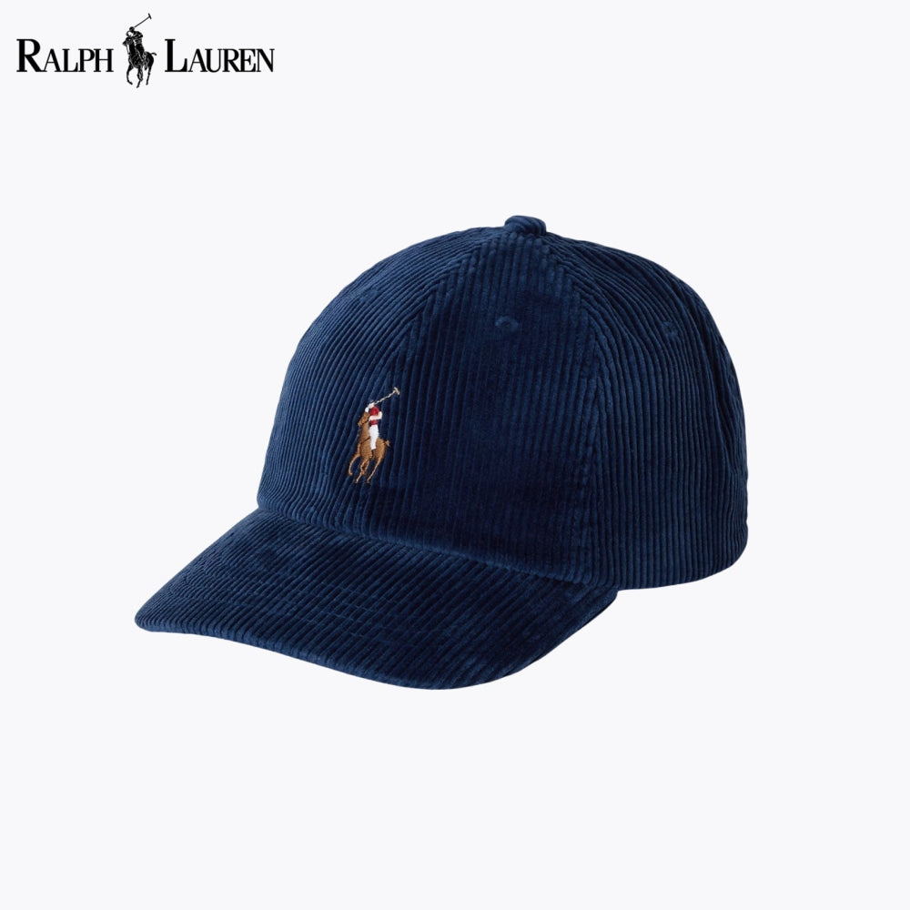 Casquette RL en velours côtelé
