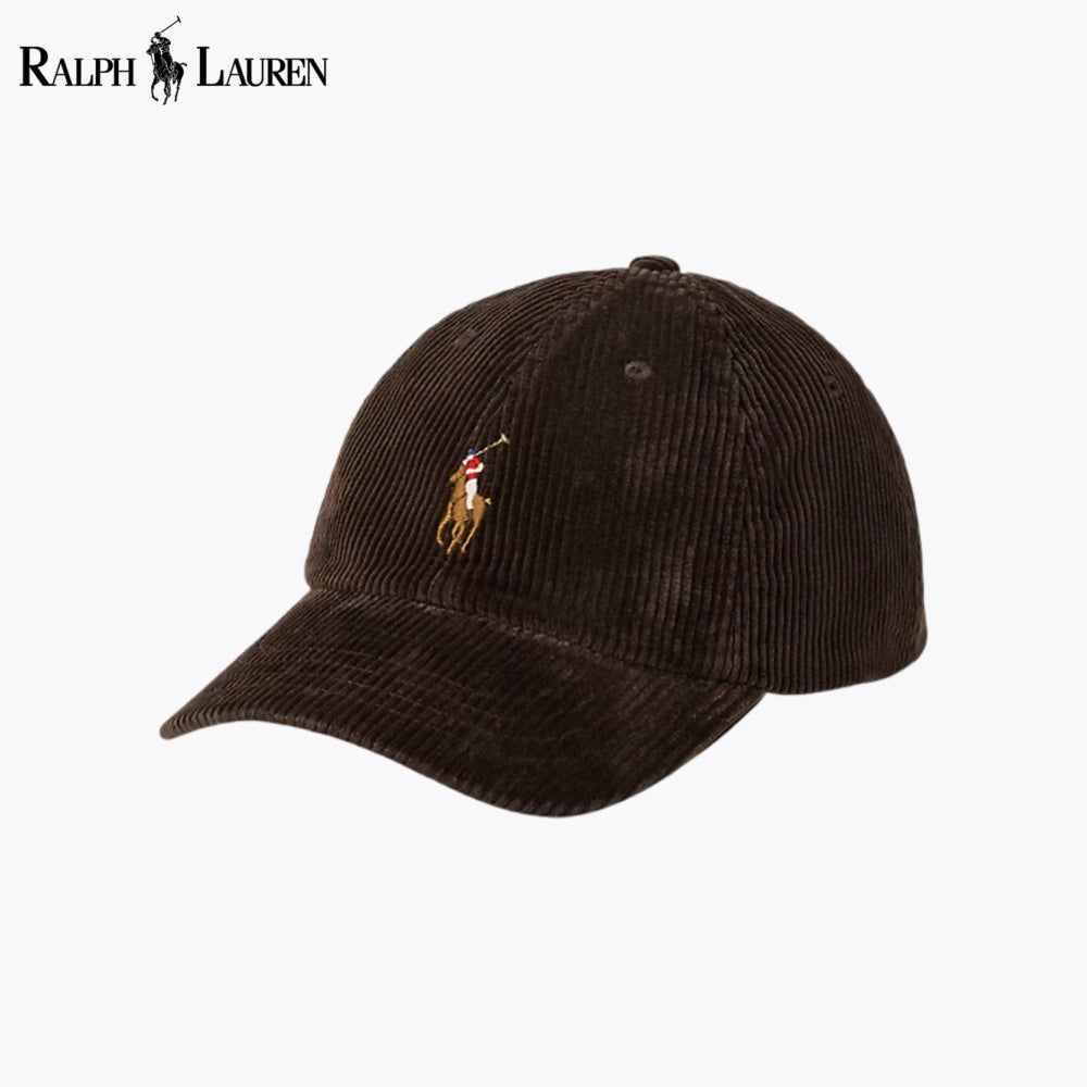 Casquette RL en velours côtelé
