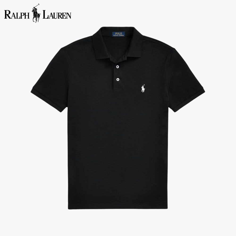 Polo RL Custom Slim Fit en maille extensible