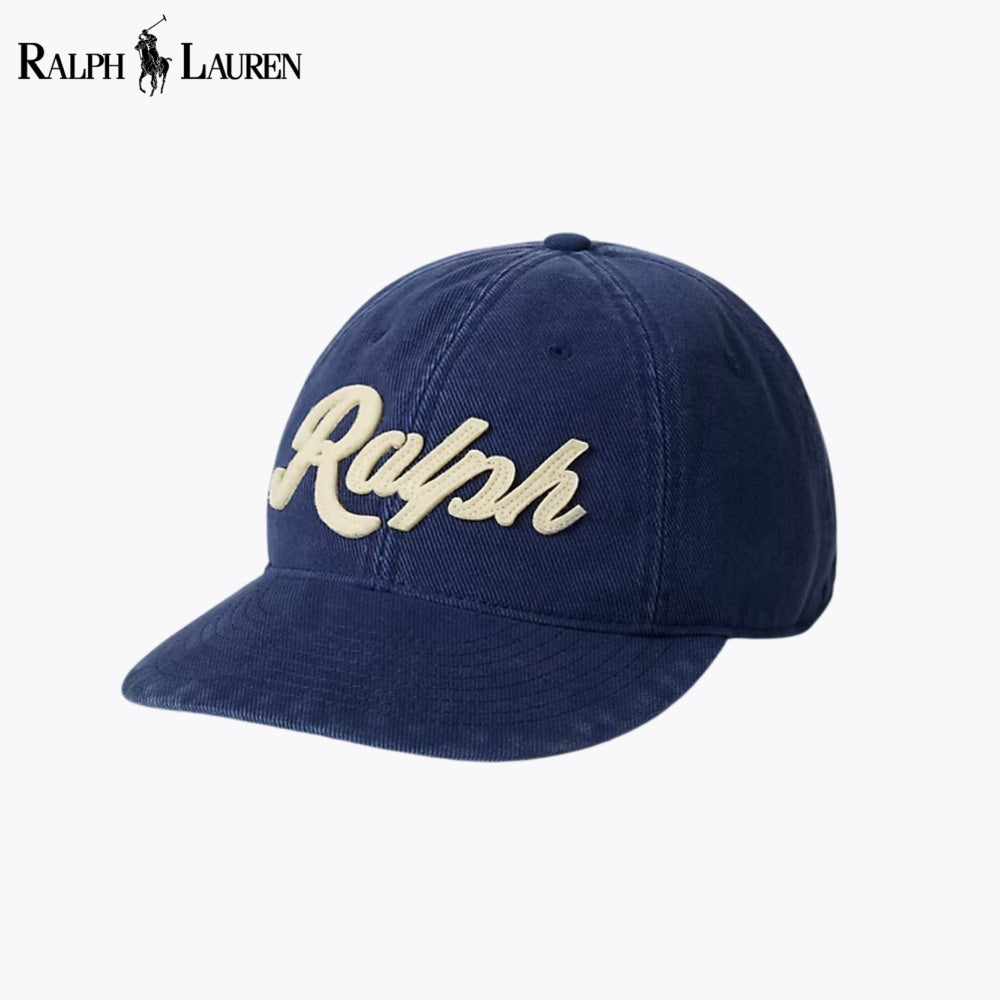 Casquette en sergé avec logo RL