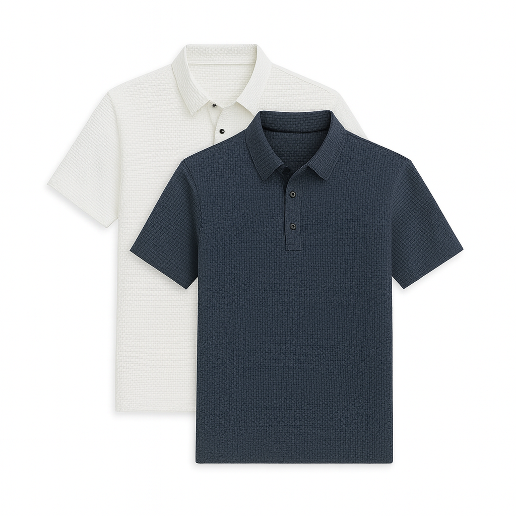 Polo en soie ultra fraîche (lot de 2 + montre offerte)