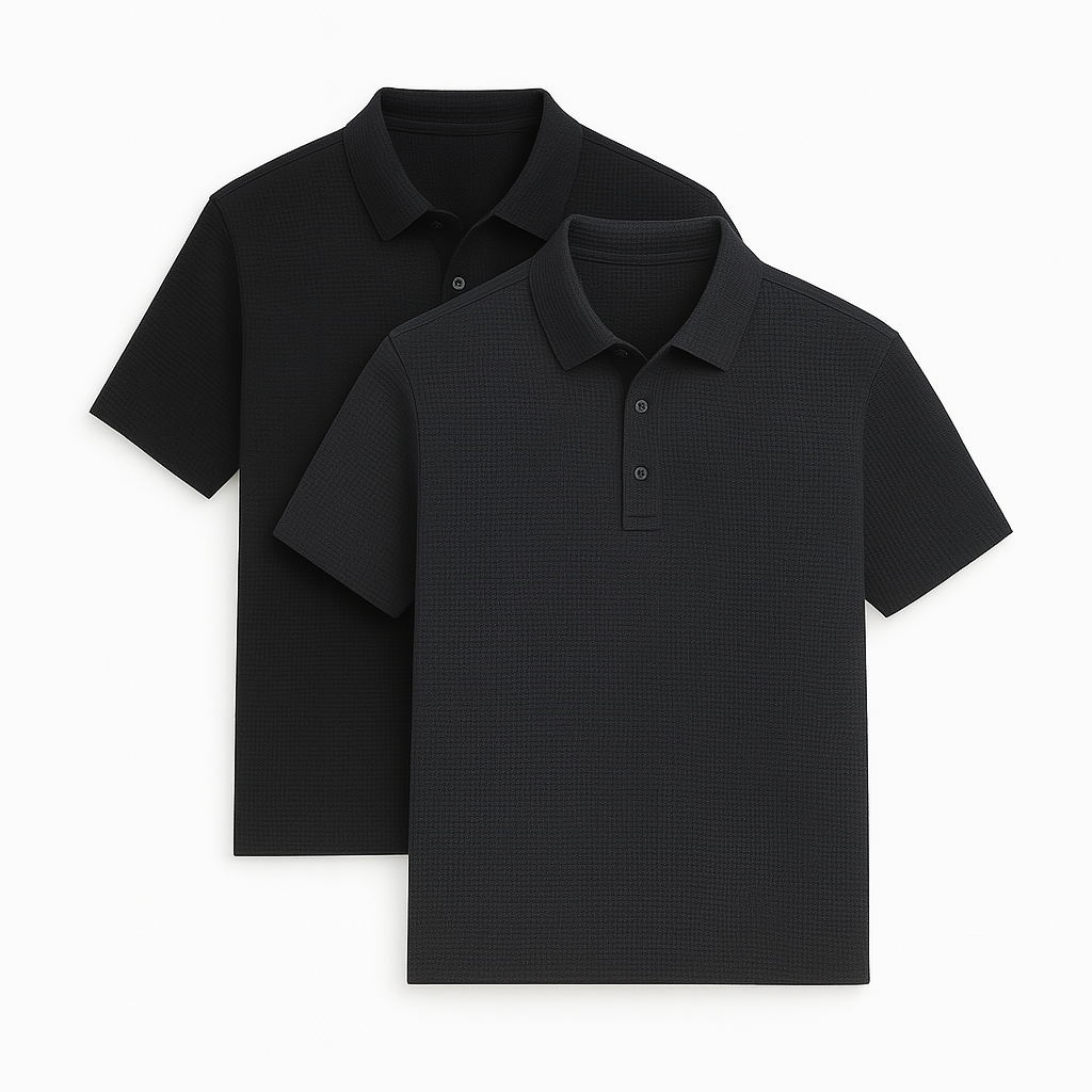 Polo en soie ultra fraîche (lot de 2 + montre offerte)