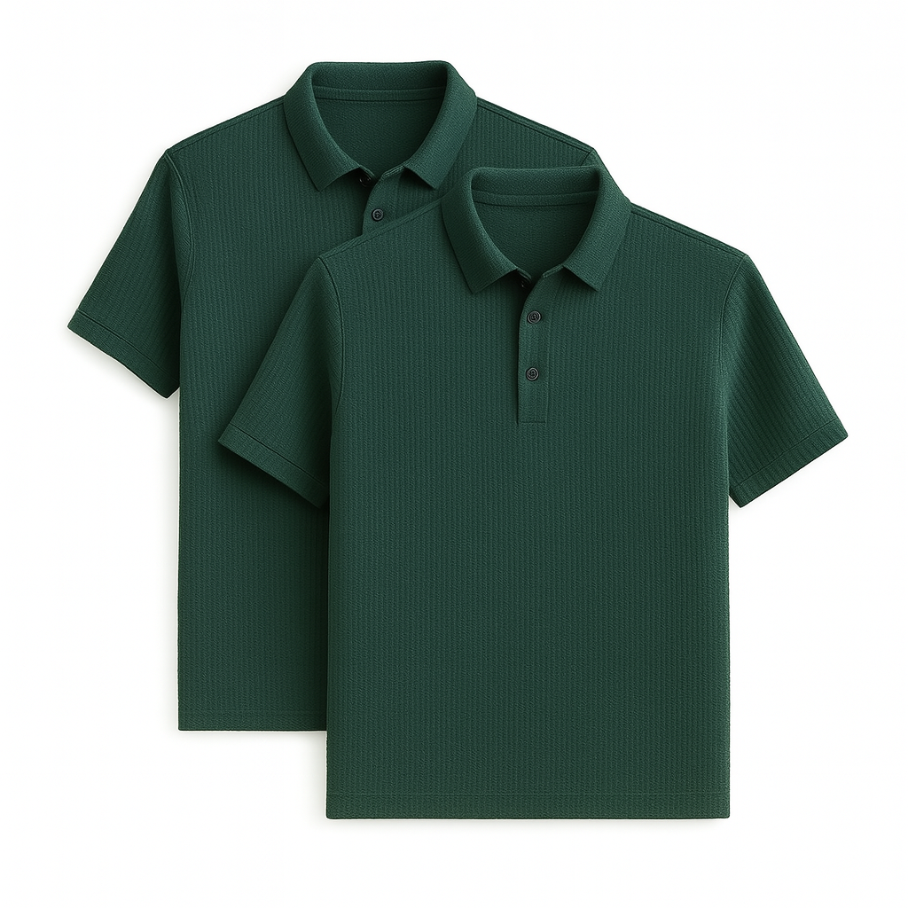 Polo en soie ultra fraîche (lot de 2 + montre offerte)