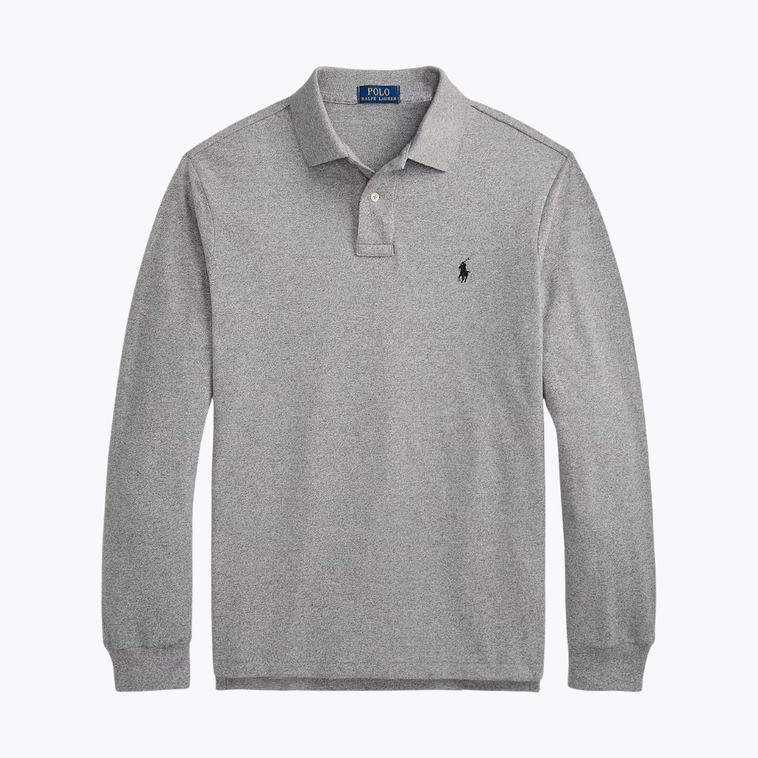 Polo à manches longues en maille RL