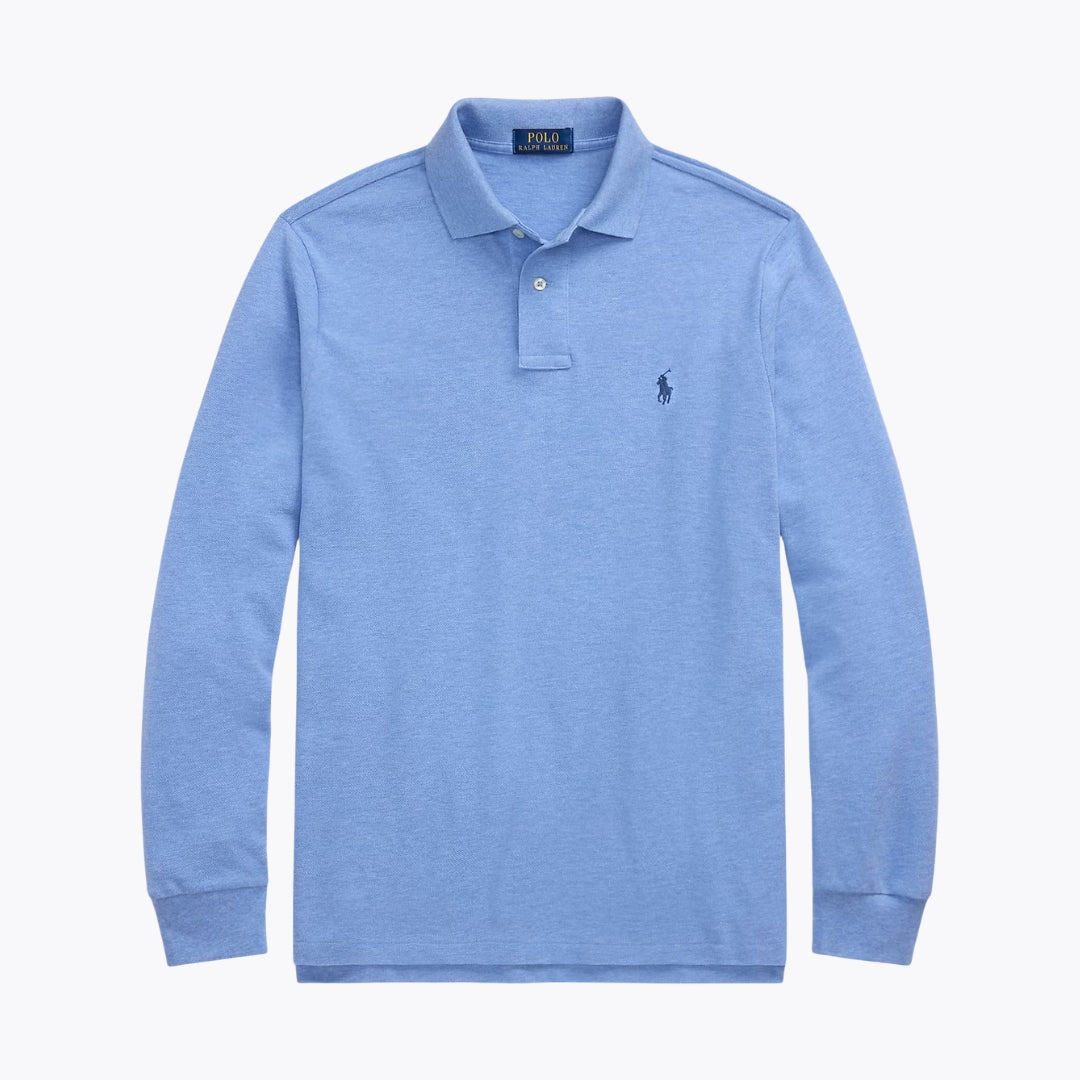 Polo à manches longues en maille RL