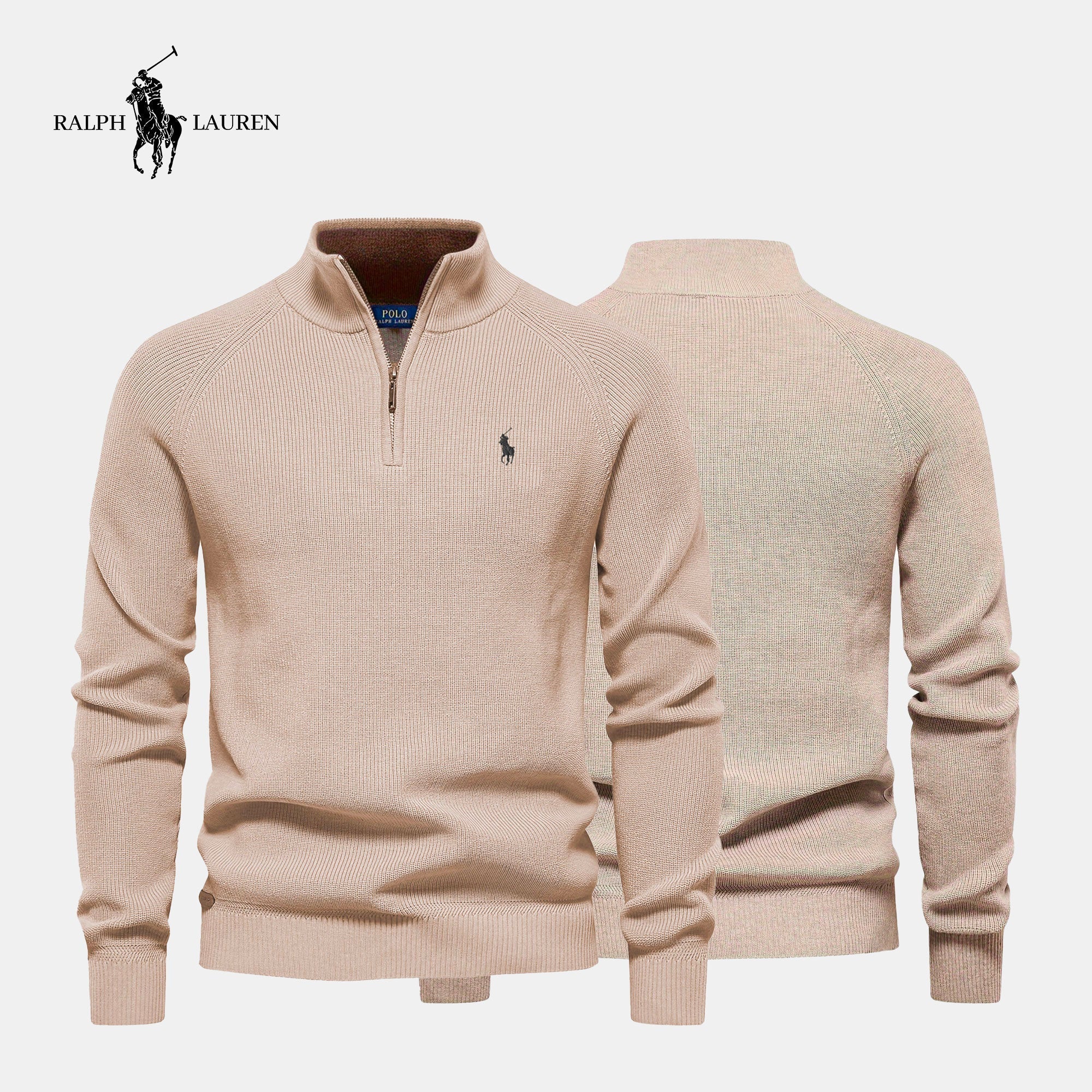 Pull RL à col zippé (DÉSTOCKAGE)
