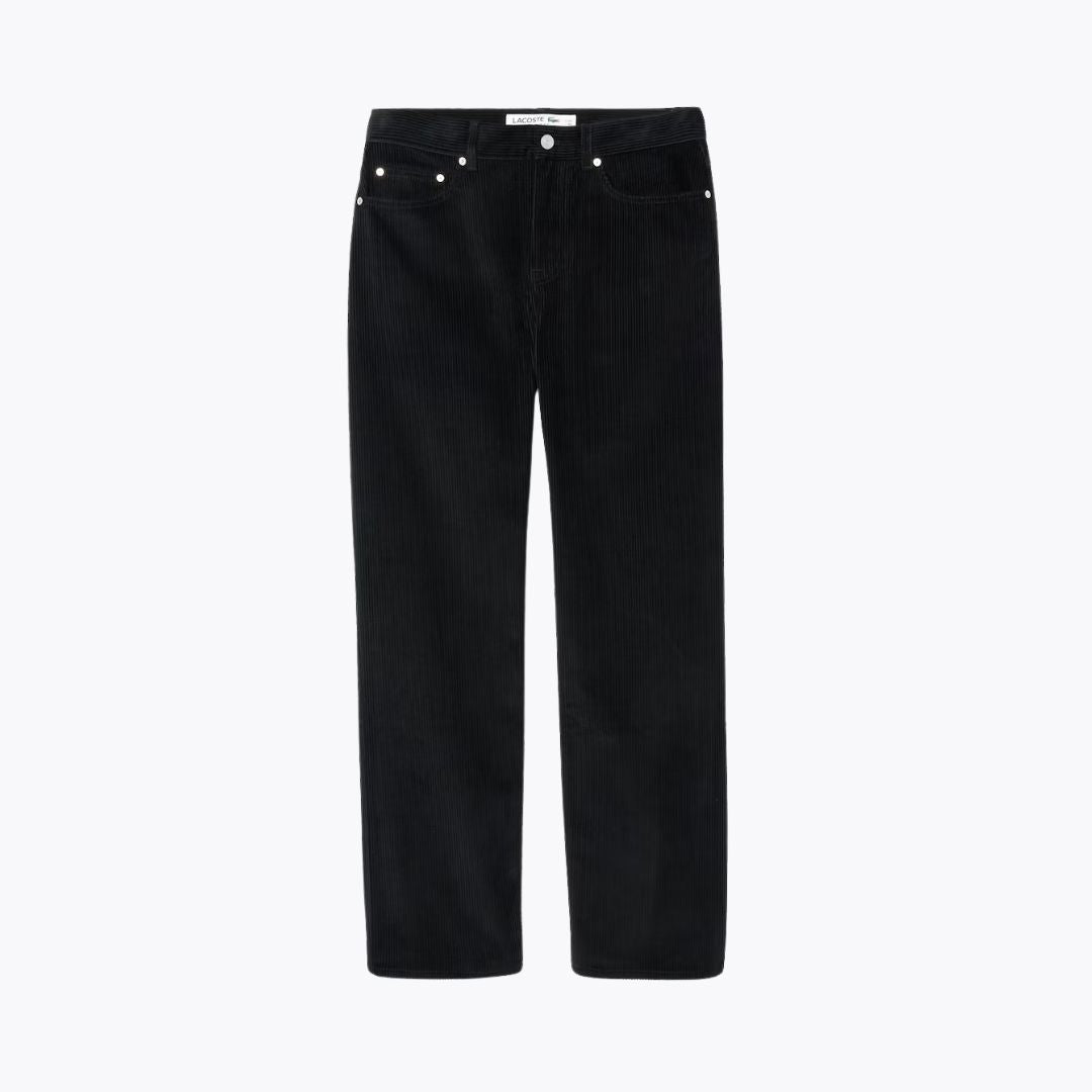 Pantalon en velours LC à 5 poches et coupe droite