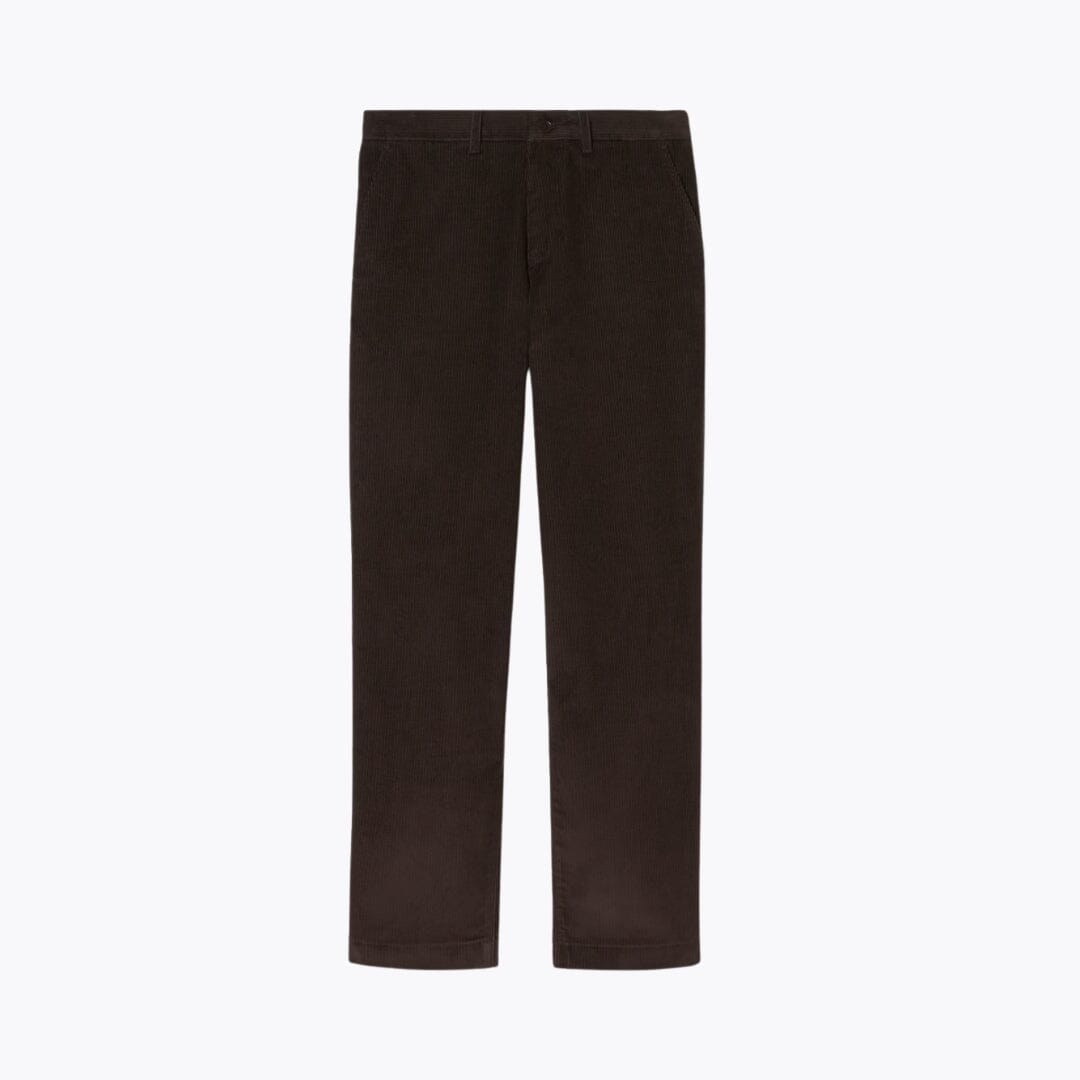 Pantalon chino en velours côtelé coupe classique LC