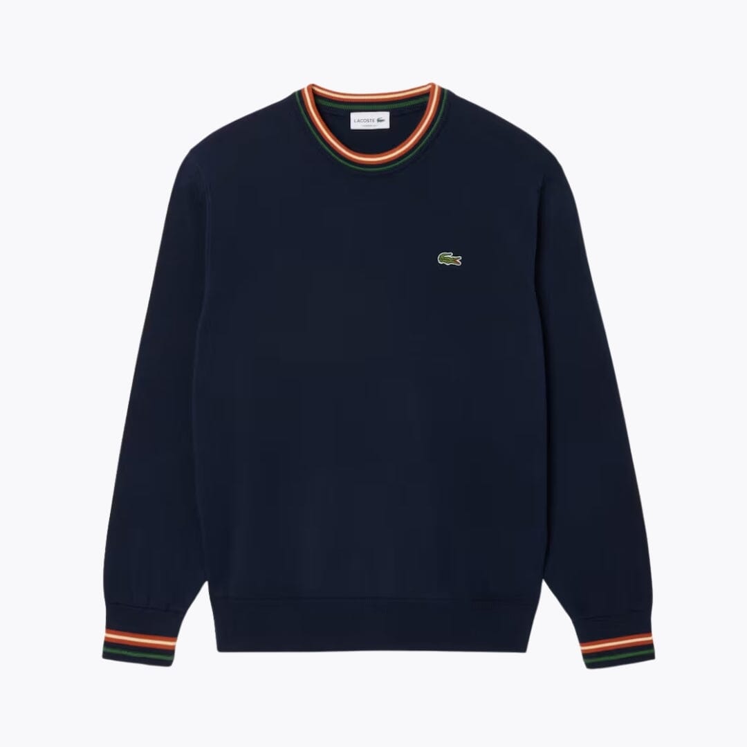 Pull rayé en jersey de coton LC
