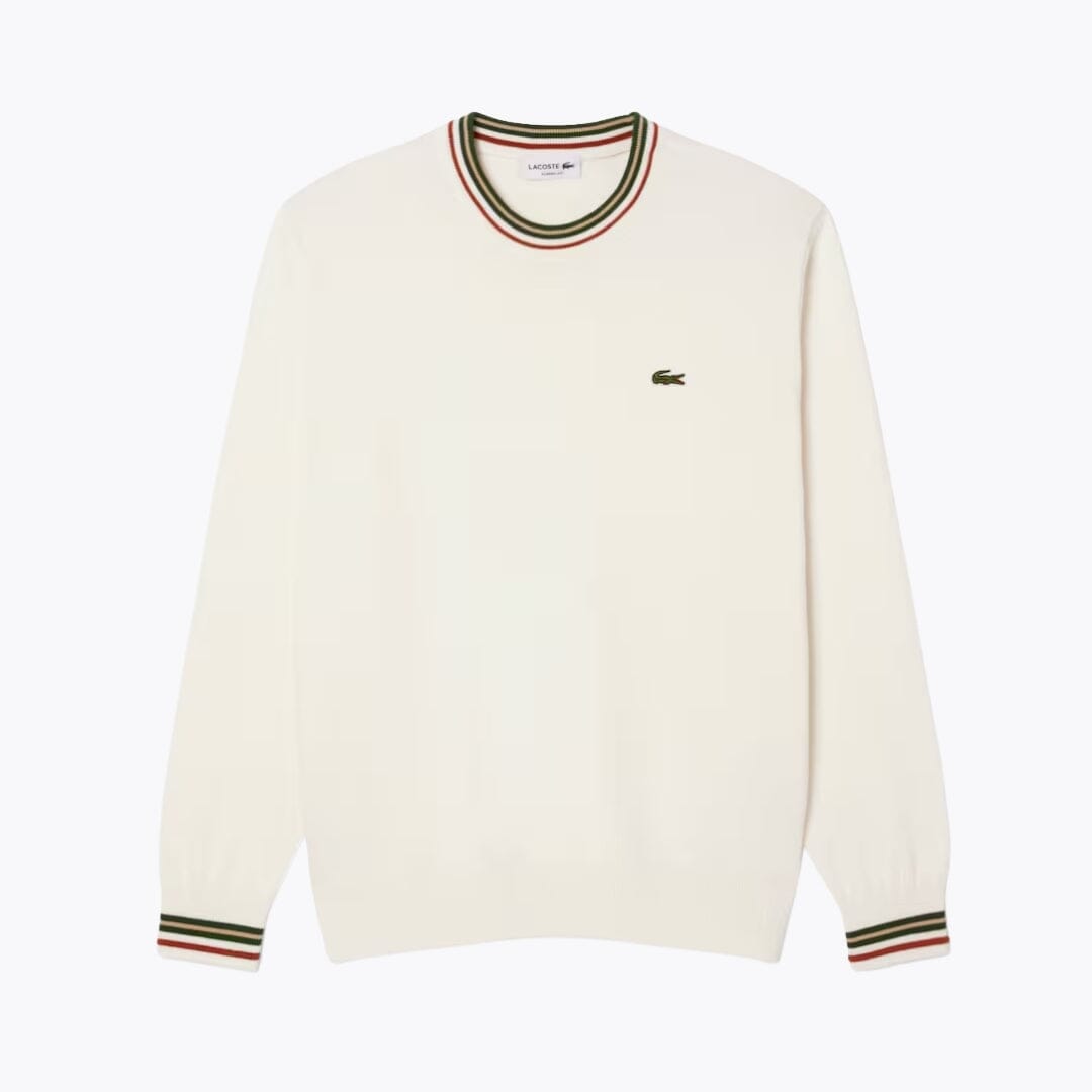 Pull rayé en jersey de coton LC