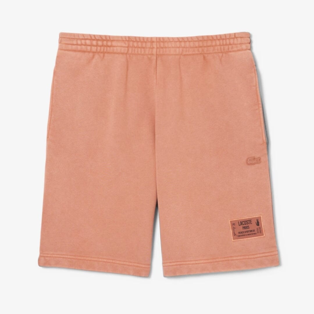 Short en molleton de coton effet délavé LC