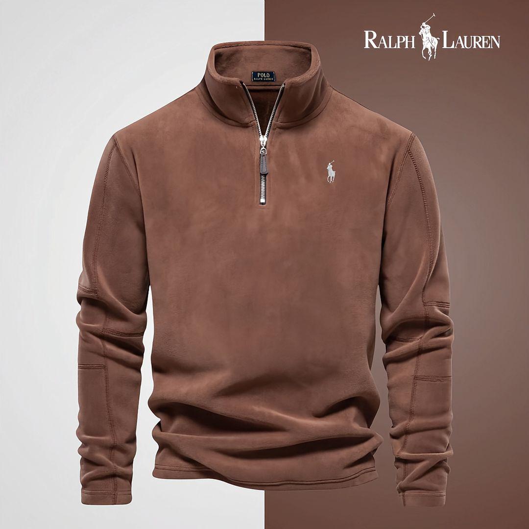 Pull en laine tricotée à torsades RL Prestige
