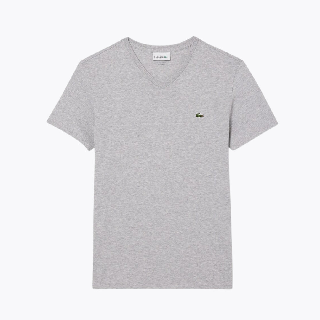 T-shirt léger en coton Pima à col en V LC
