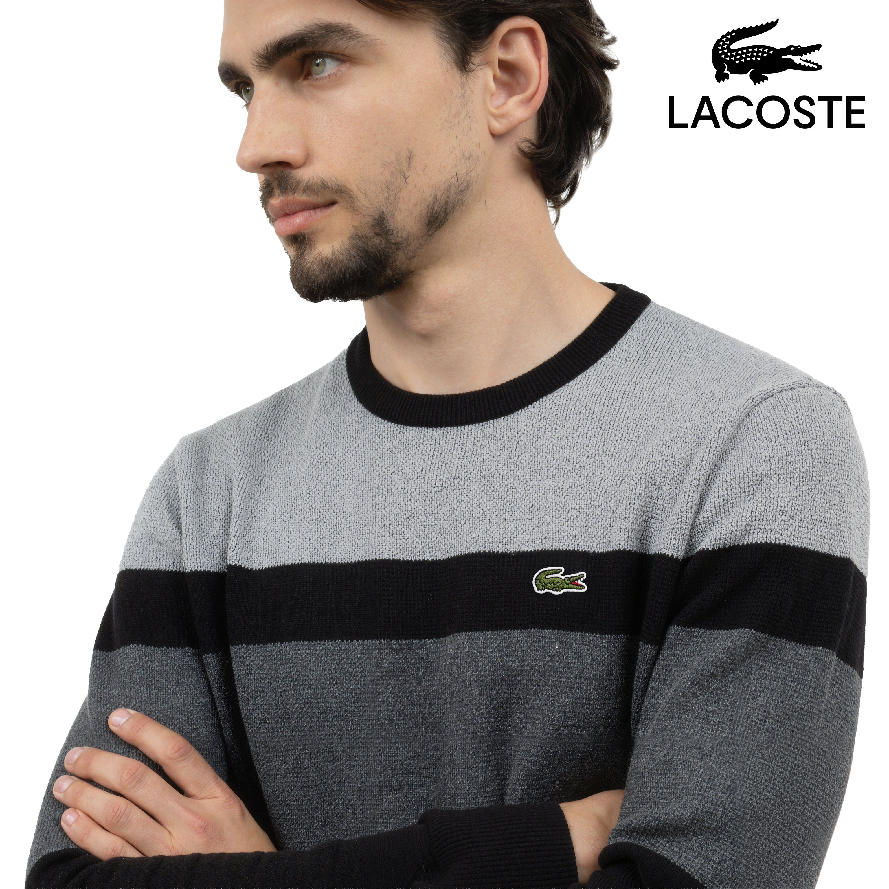 Chandail col rond en coton LC